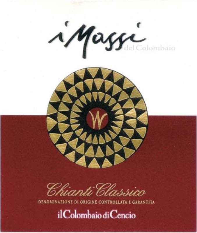 Colombaio di Cencio I Massi Chianti Classico 2002 Front Label
