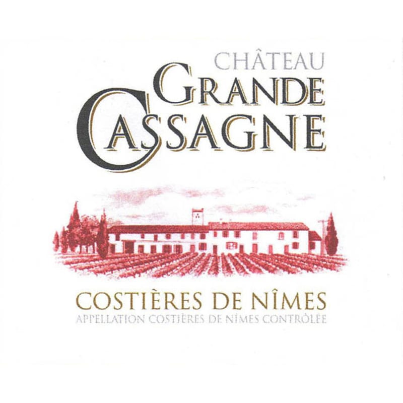 Chateau Grande Cassagne Grenache Syrah 2010 Front Label