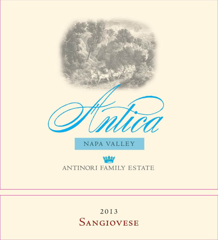 Antica Antinori Family Estate Sangiovese 2013 Front Label