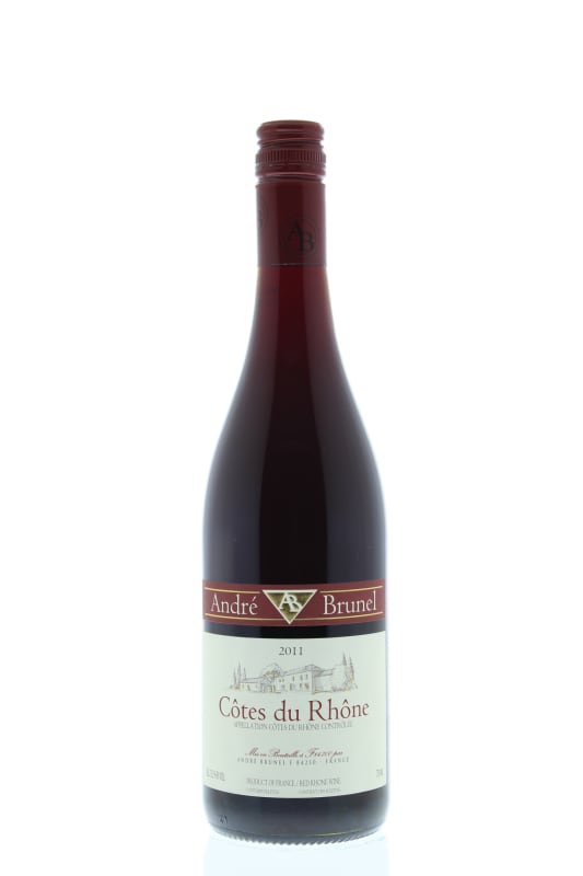 Andre Brunel Cotes du Rhone 2011 Front Bottle Shot