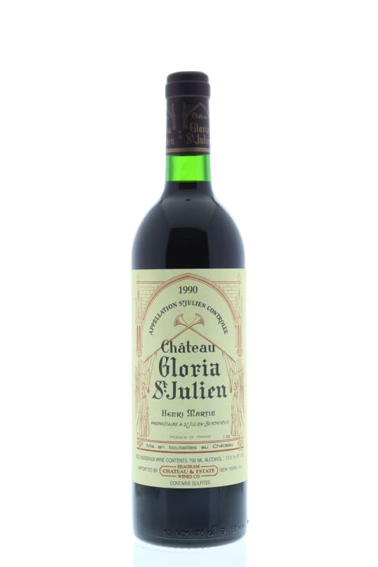 Chateau Gloria 1990 Front Bottle Shot