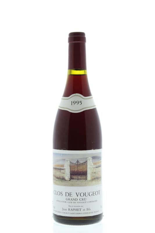 Jean Raphet et Fils Clos de Vougeot 1995 Front Bottle Shot