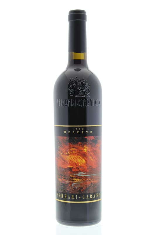 Ferrari-Carano Artist Label Reserve 1992 Front Bottle Shot
