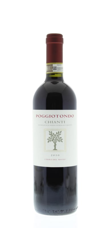 Poggiotondo Chianti 2010 Front Bottle Shot