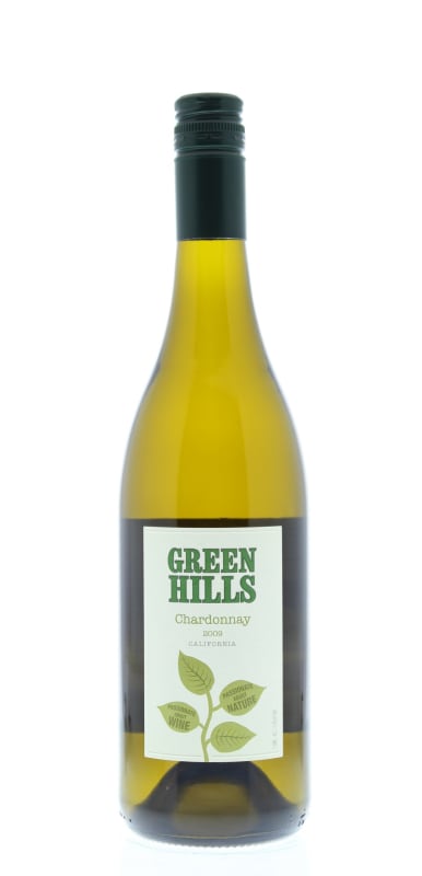 Green Hills Chardonnay 2009 Front Bottle Shot