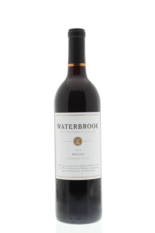 Waterbrook Collector's Series Merlot 2010 Front Bottle Shot