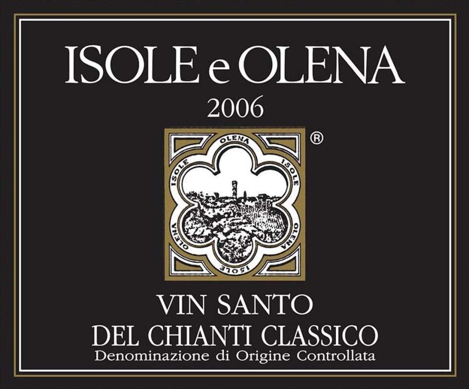 Isole e Olena Vin Santo del Chianti Classico 2006 Front Label