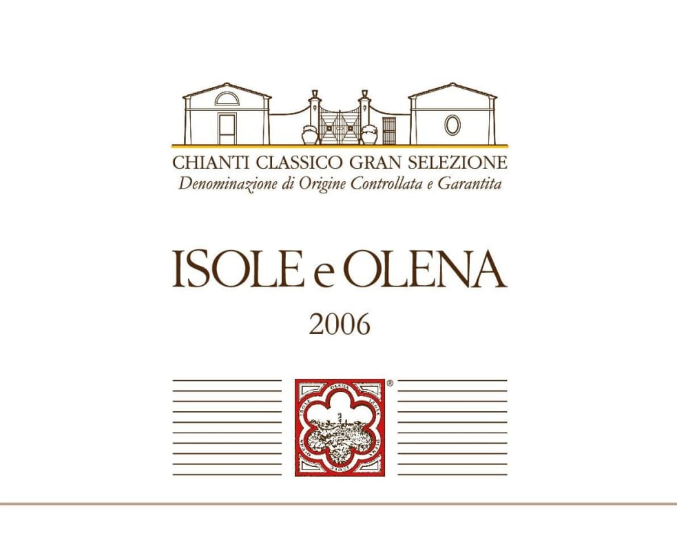 Isole e Olena Chianti Classico Gran Selezione 2006 Front Label