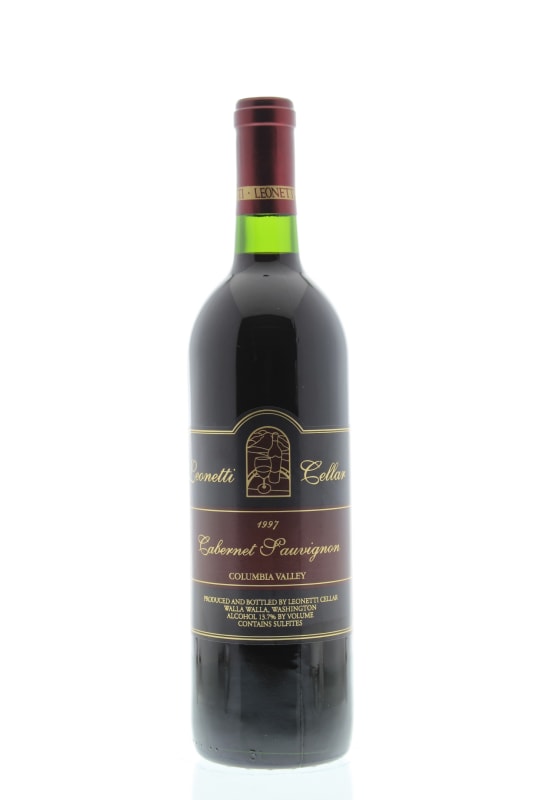 Leonetti Cabernet Sauvignon 1997 Front Bottle Shot