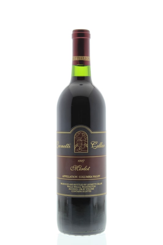 Leonetti Merlot 1997 Front Bottle Shot