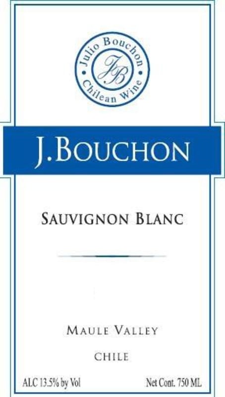 J. Bouchon Sauvignon Blanc 2014 Front Label