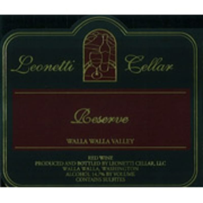 Leonetti Seven Hills Vineyard Reserve Cabernet Sauvignon 1996 Front Label