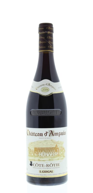E. Guigal Chateau d'Ampuis Cote Rotie (torn label) 2006 Front Bottle Shot