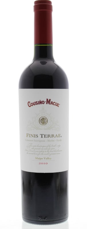 Cousino Macul Finis Terrae 2010 Front Bottle Shot