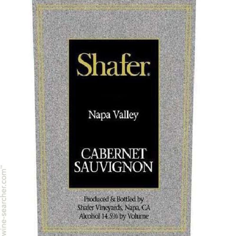 Shafer Napa Valley Cabernet Sauvignon 2008 Front Label