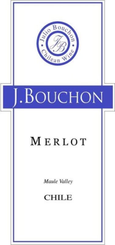 J. Bouchon Merlot 2012 Front Label