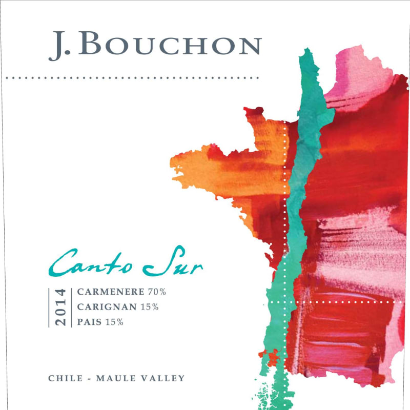 J. Bouchon Canto Sur 2014 Front Label