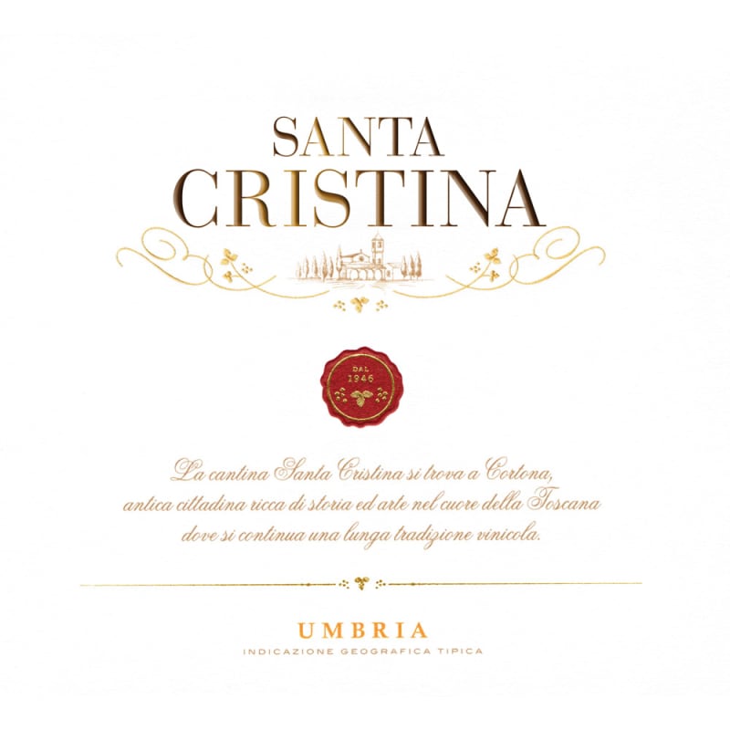 Santa Cristina by Antinori Bianco 2012 Front Label