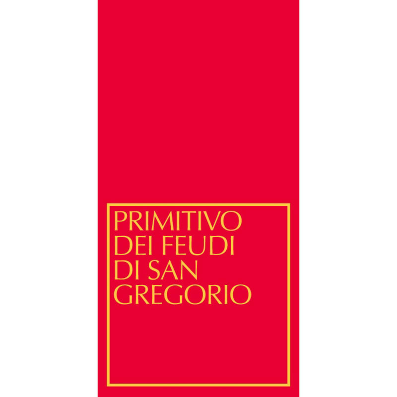 Feudi di San Gregorio Primitivo 2009 Front Label