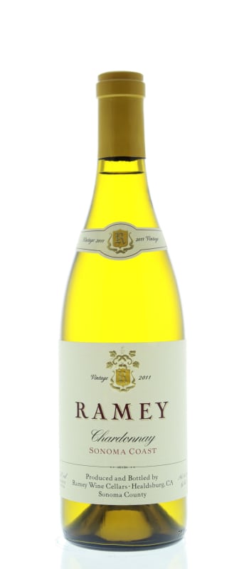 Ramey Sonoma Coast Chardonnay 2011 Front Bottle Shot