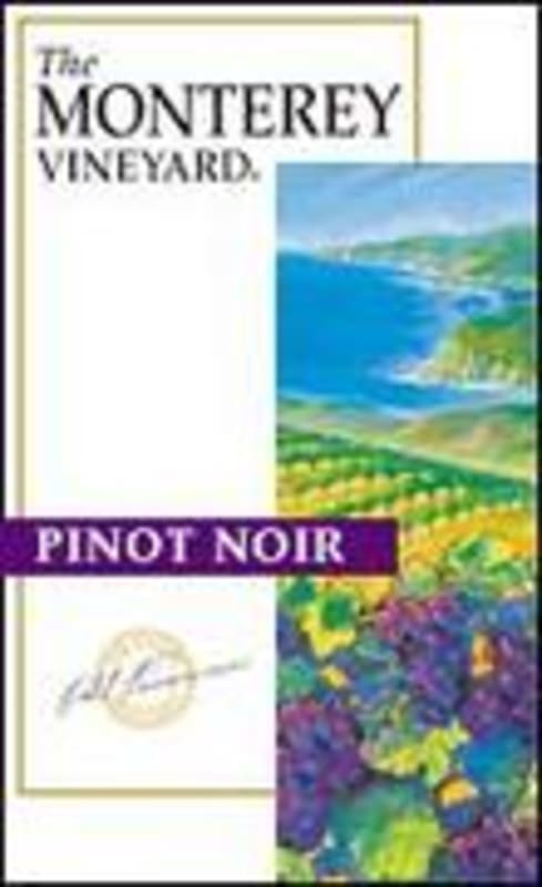 Monterey Pinot Noir 1998 Front Label