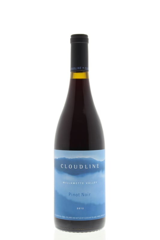 Cloudline Pinot Noir 2012 Front Bottle Shot