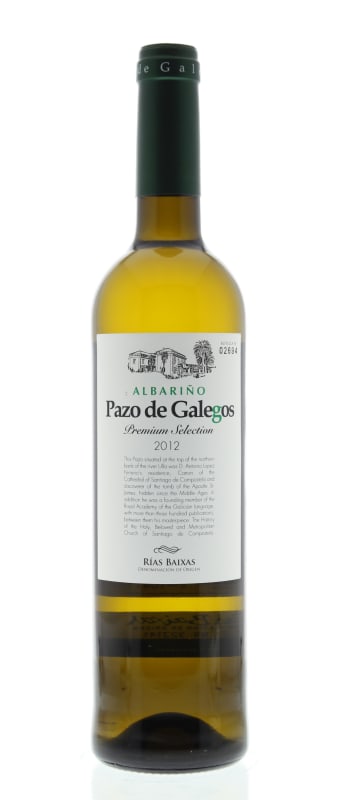 Pazo de Galegos Albarino 2012 Front Bottle Shot