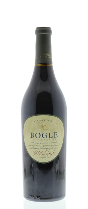 Bogle Petite Sirah 2012 Front Bottle Shot