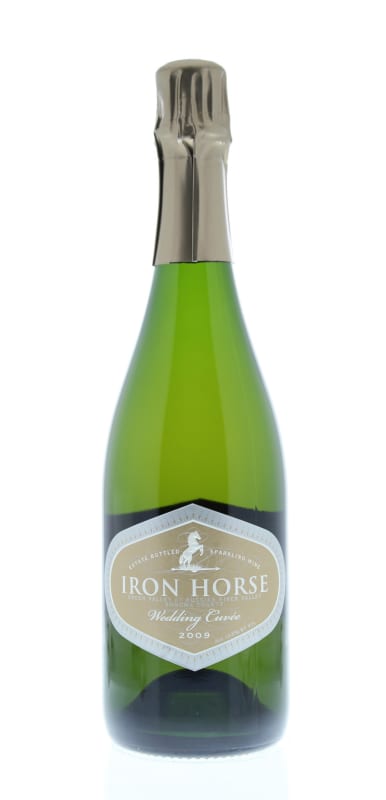 Iron Horse Wedding Cuvee 2009 Front Bottle Shot