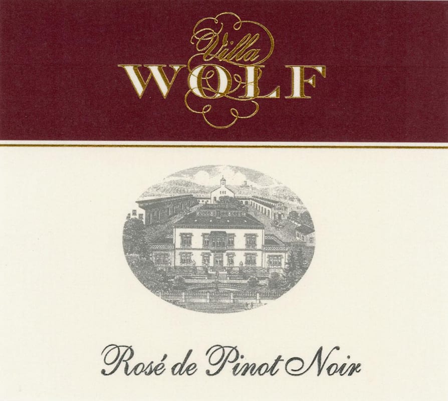 Villa Wolf Pfalz Pinot Noir Rose 2013 Front Label