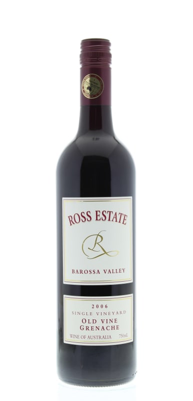 Ross Estate Grenache 2006 Front Bottle Shot