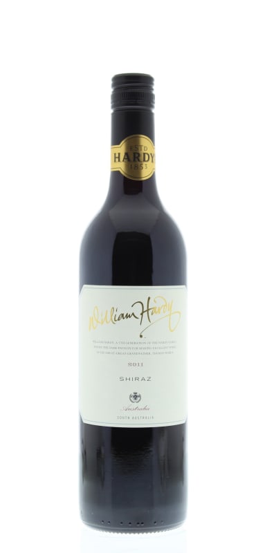 Hardys William Hardy Shiraz 2011 Front Bottle Shot