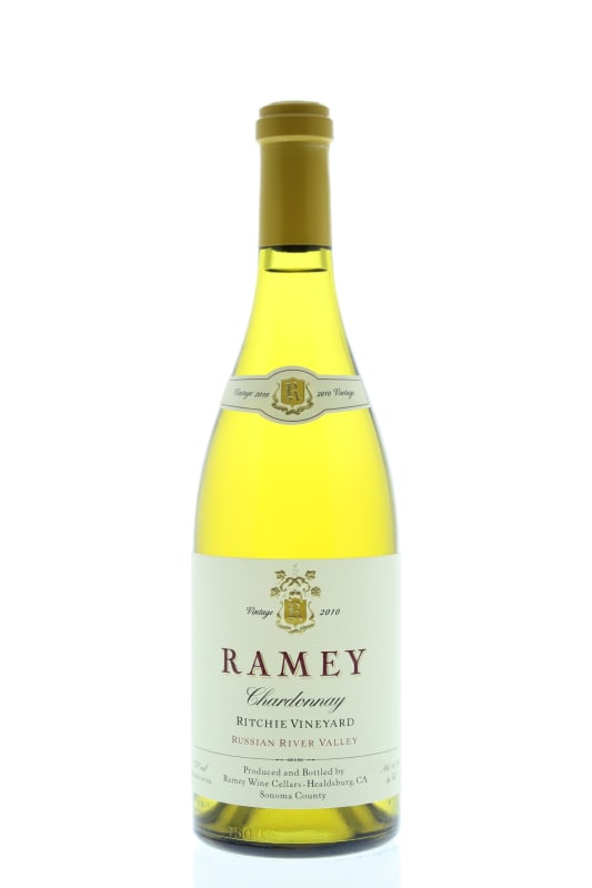 Ramey Ritchie Vineyard Chardonnay 2010 Front Bottle Shot