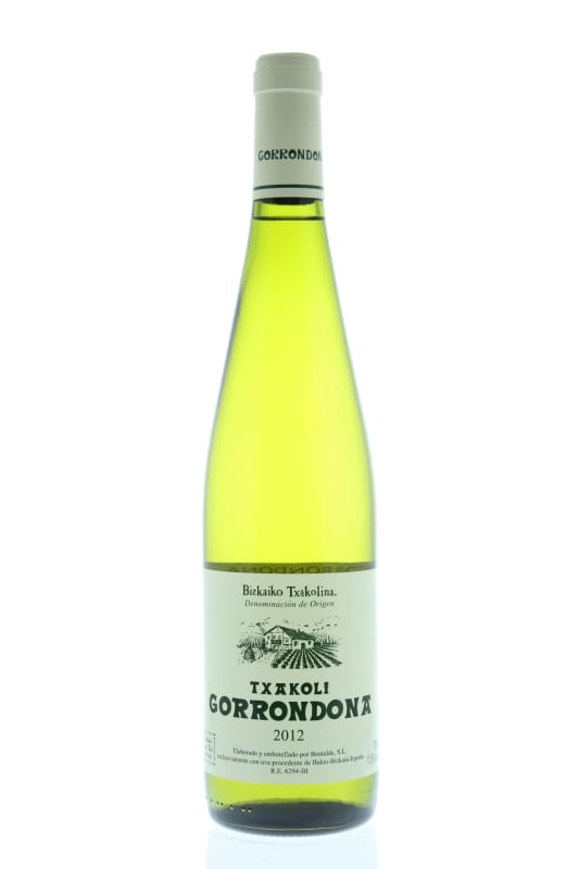 Doniene Gorrondona Txakolina 2012 Front Bottle Shot