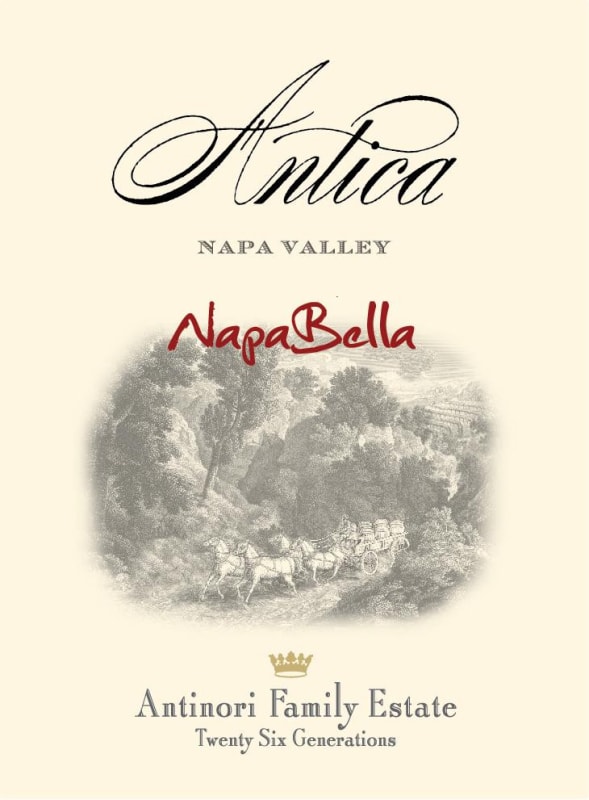 Antica NapaBella 2012 Front Label