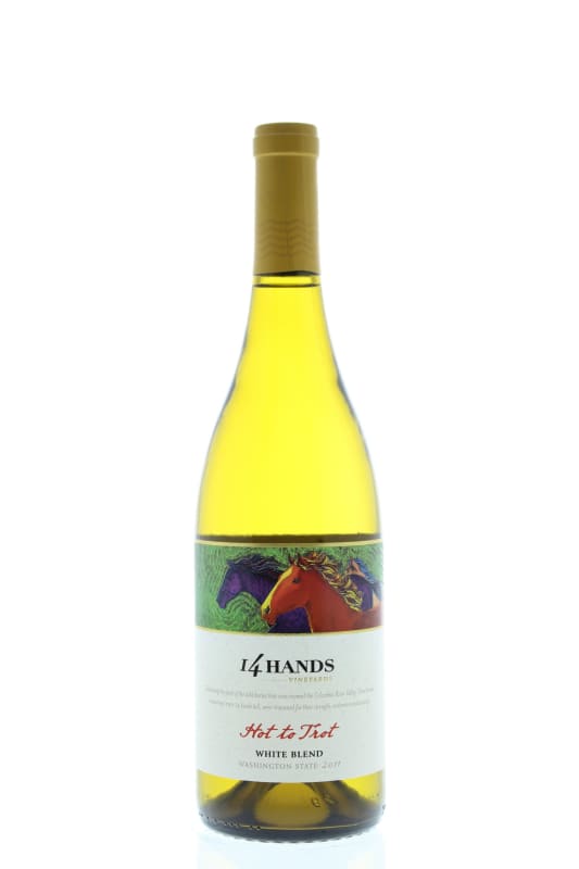 14 Hands Hot to Trot White Blend 2011 Front Bottle Shot