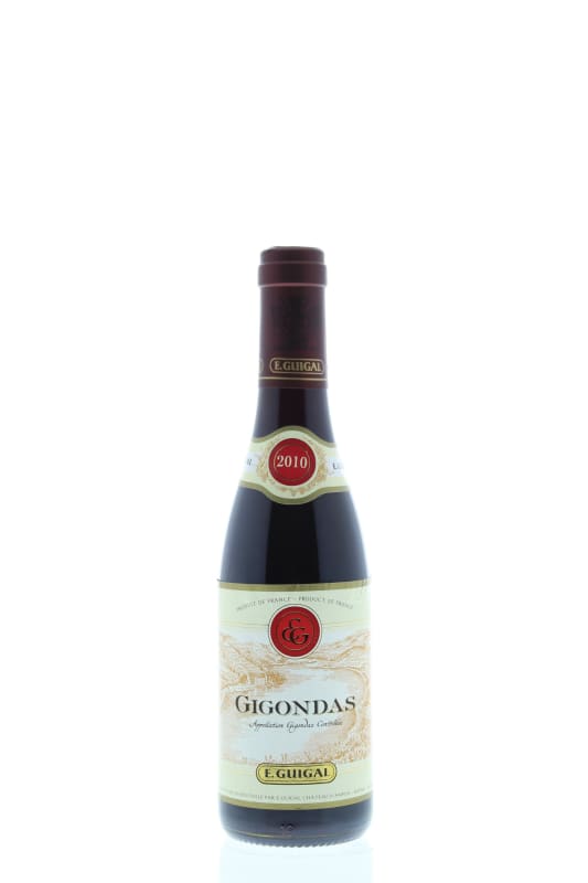 E. Guigal Gigondas Rouge (375ML half-bottle) 2010 Front Bottle Shot