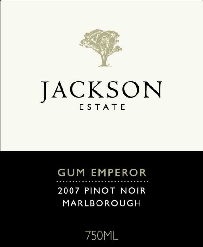 Jackson Estate Gum Emperor Pinot Noir 2007 Front Label