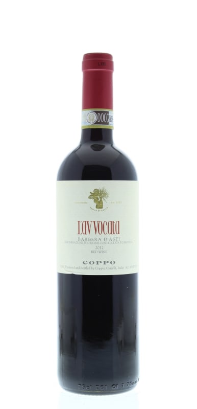 Coppo L'Avvocata Barbera d'Asti 2012 Front Bottle Shot