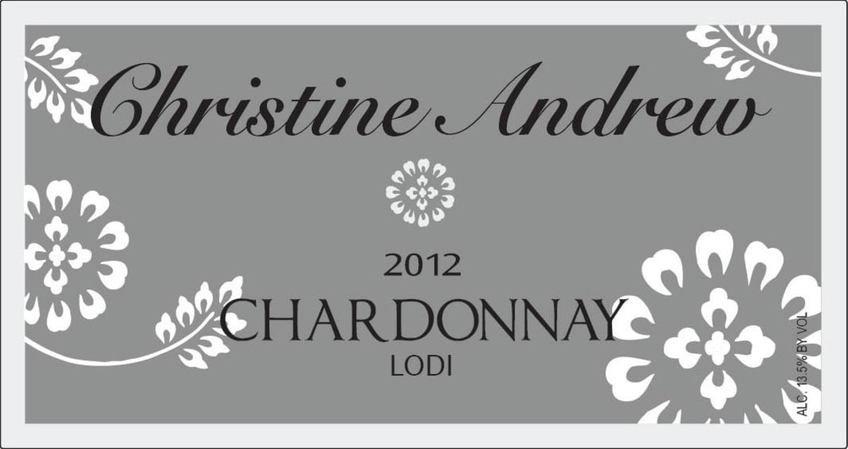 Ironstone Christine Andrew Chardonnay 2012 Front Label