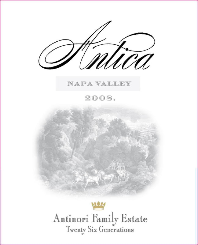 Antica Chardonnay 2008 Front Label