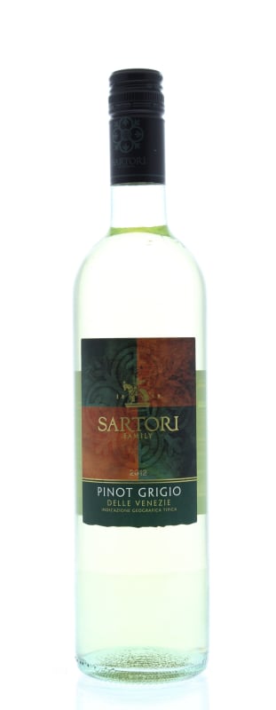 Sartori di Verona Family Pinot Grigio 2012 Front Bottle Shot