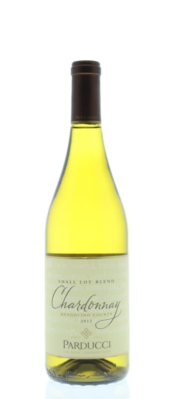 Parducci Small Lot Blend Chardonnay 2012 Front Bottle Shot