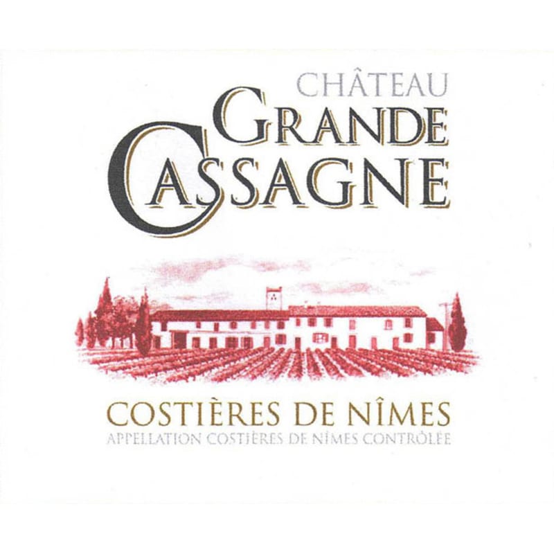 Chateau Grande Cassagne Grenache Syrah 2008 Front Label