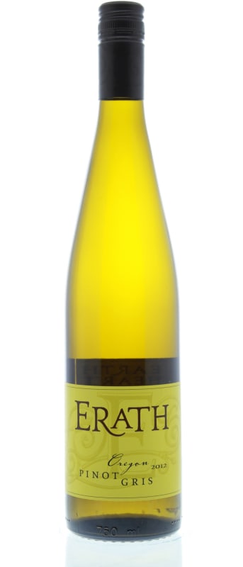 Erath Pinot Gris 2012 Front Bottle Shot
