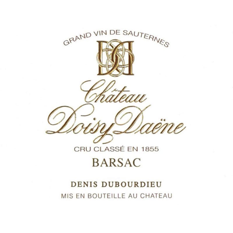 Chateau Doisy Daene (375ML half-bottle) 2010 Front Label