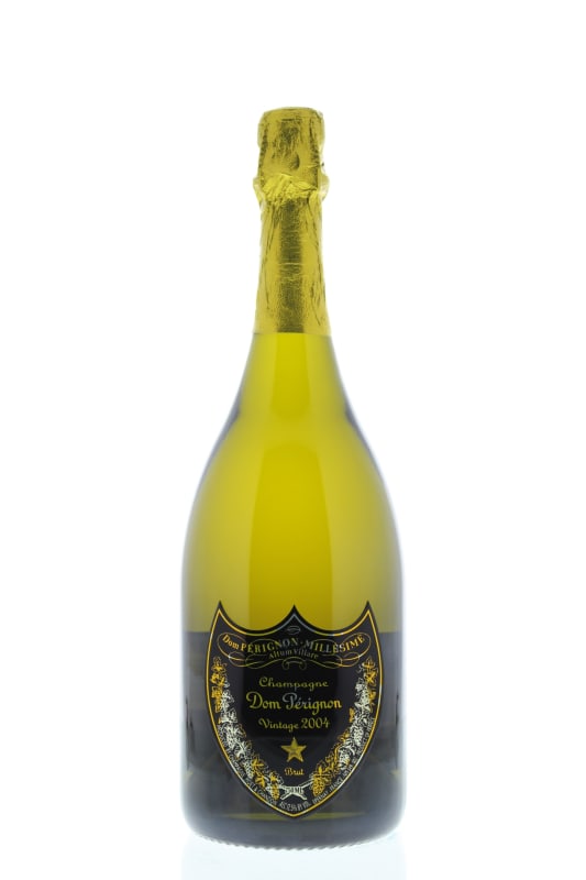 Dom Perignon Limited Edition Gift Box by Jeff Koons 2004 Front Bottle Shot