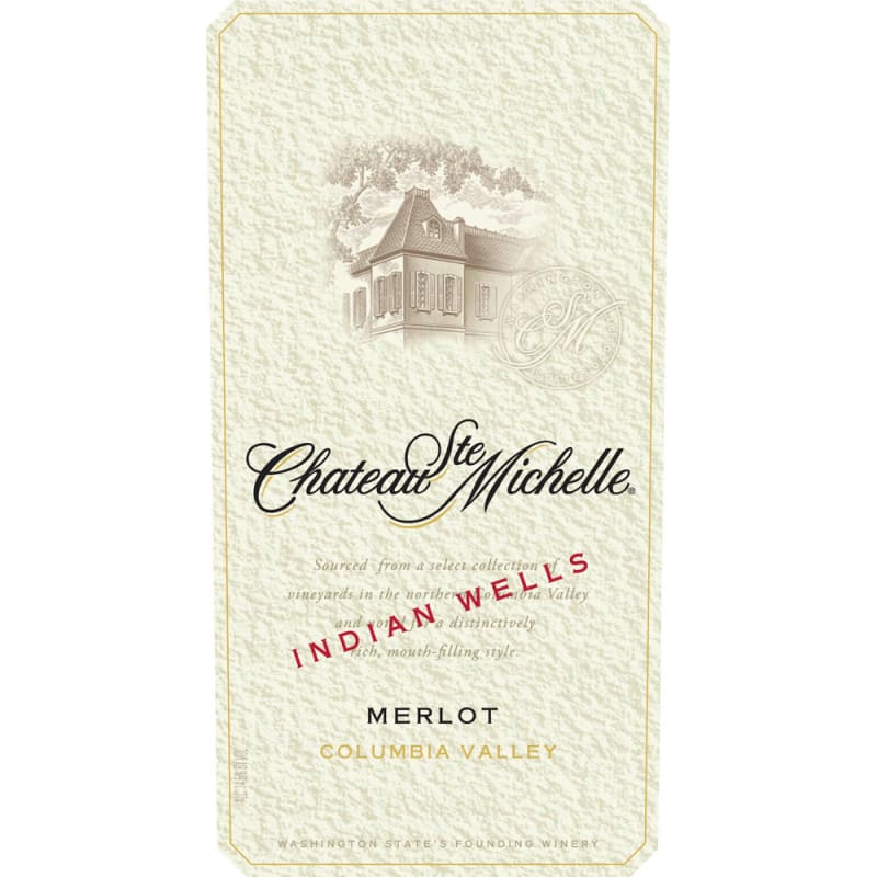 Chateau Ste. Michelle Indian Wells Vineyard Merlot 2011 Front Label