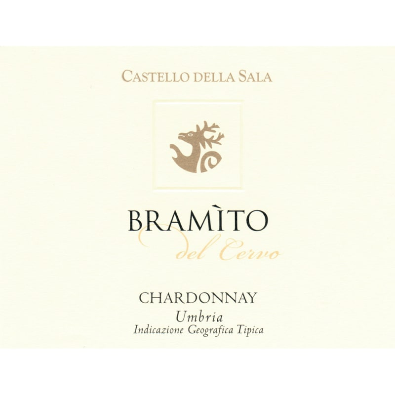 Marchesi Antinori Castello della Sala Bramito Chardonnay 2012 Front Label