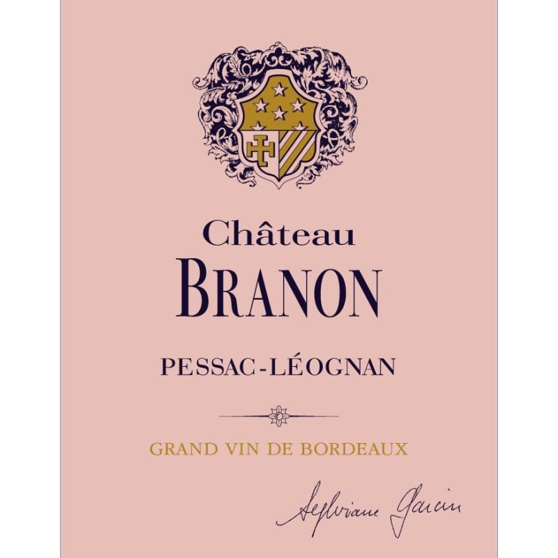 Chateau Branon 2000 Front Label